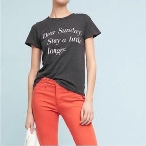 NWT Anthropologie Junk Food New Graphic Tee